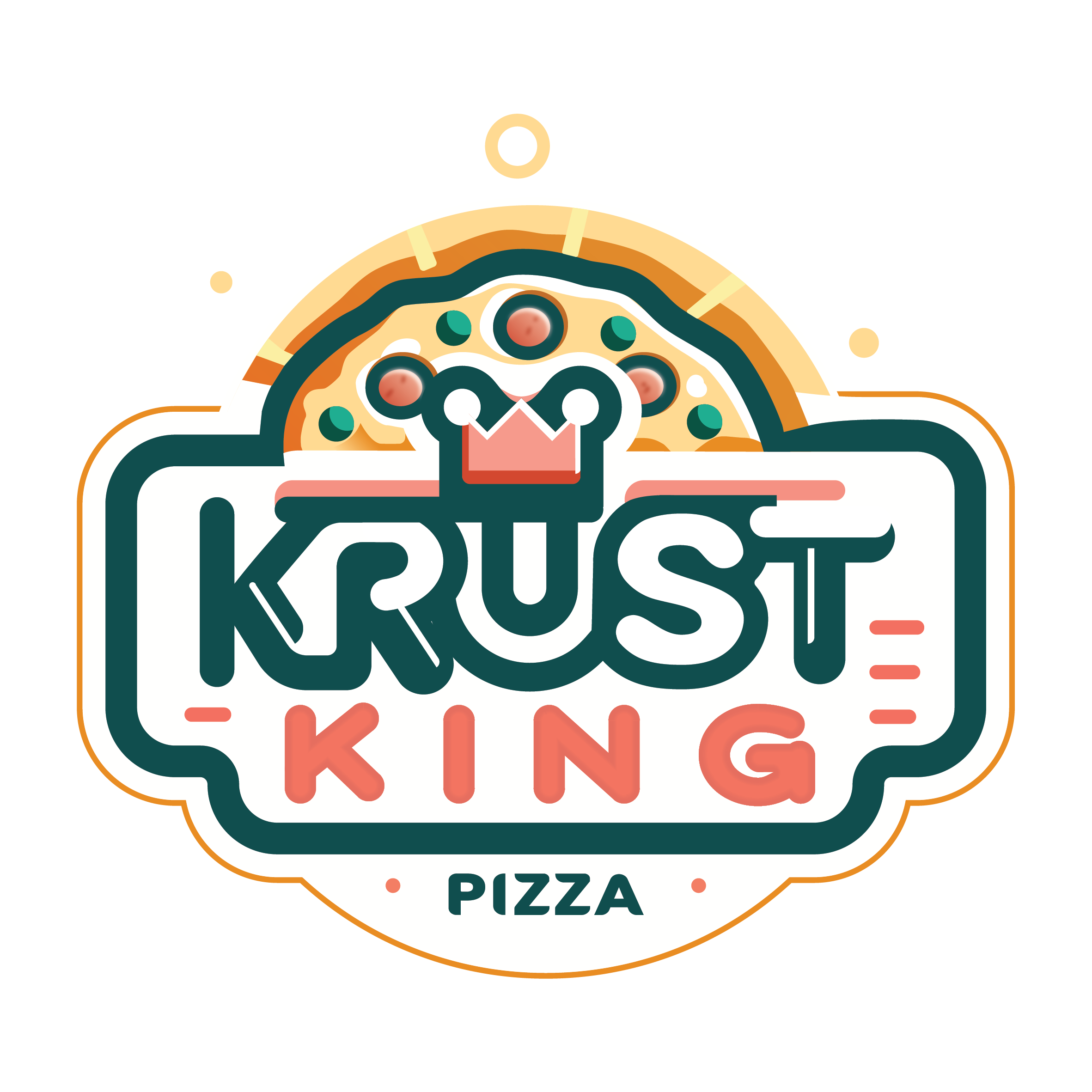 Krust King Pizza Logo